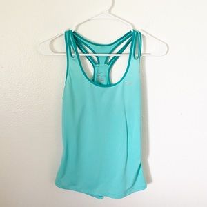 Nike Womens Dri Fit Strappy Active Wear Tank Top Size XS